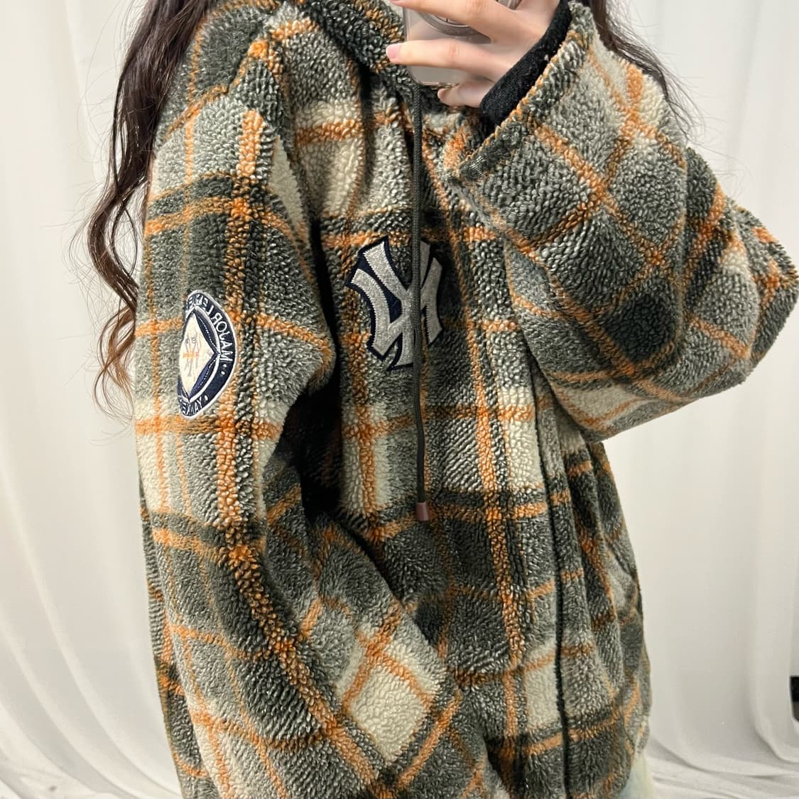 MLB Tartan Check Fleece 상품이미지3