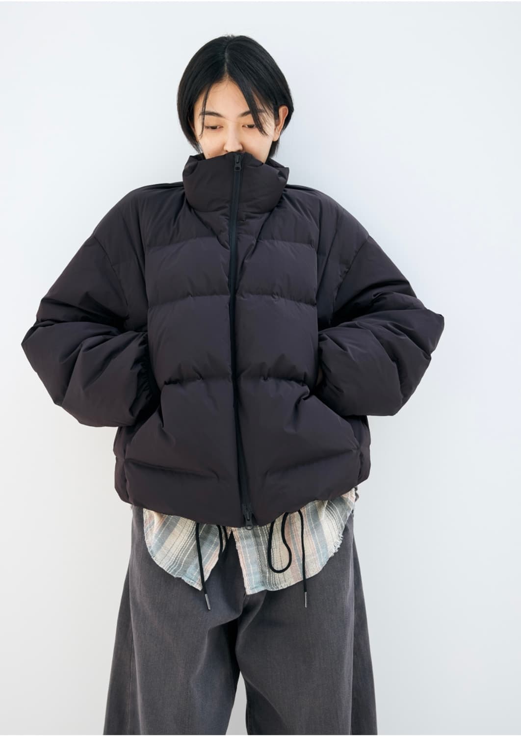 해칭룸 4pk 푸퍼 패딩 버건디 4 상품이미지8