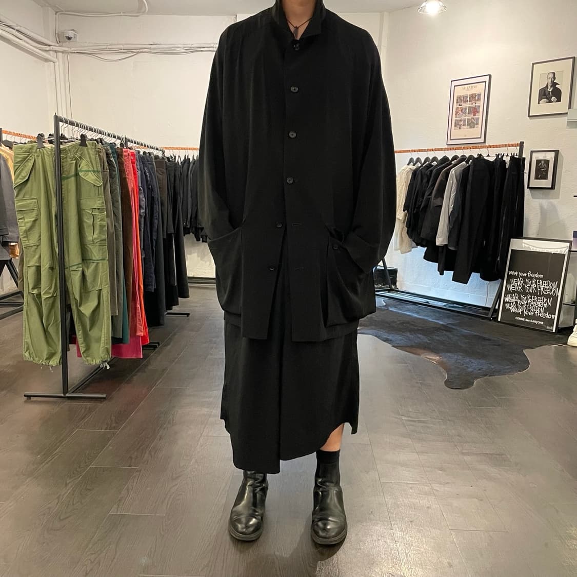 요지야마모토 오버사이즈 셔츠 자켓 상품이미지4