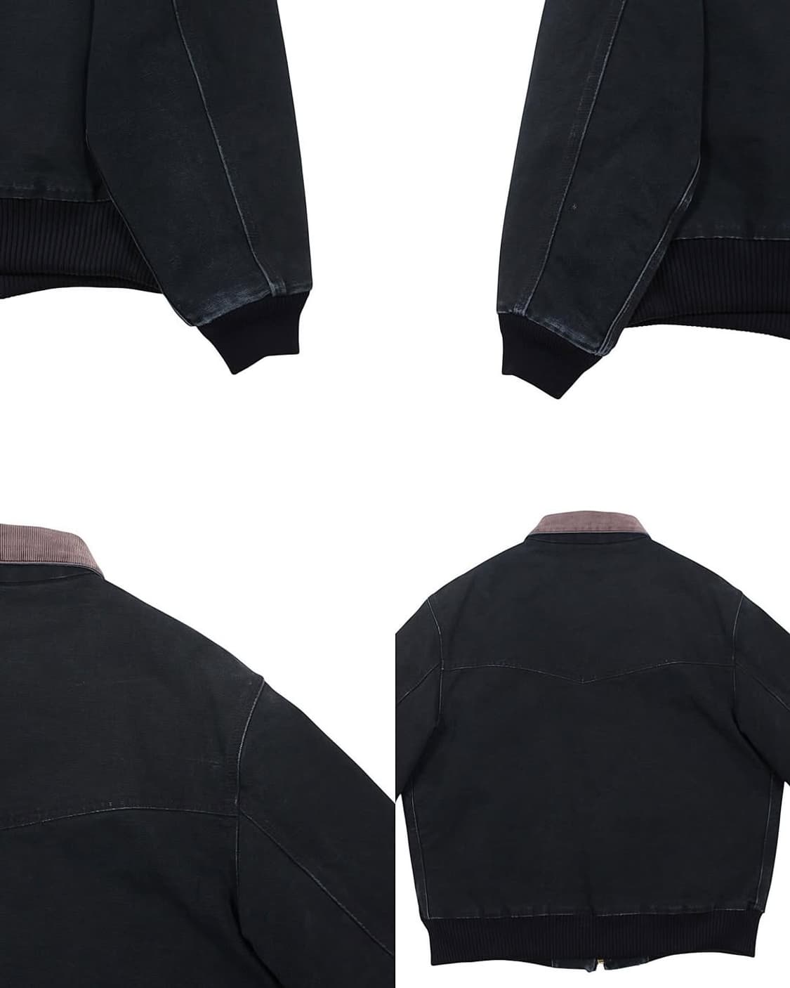 90-00s USA 칼하트 J13 BLK 블랙 산타페 자켓 빈티지 미국제 상품이미지9