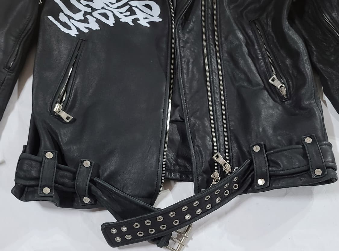 커스텀 가죽 라이더자켓  90사이즈 상품이미지5