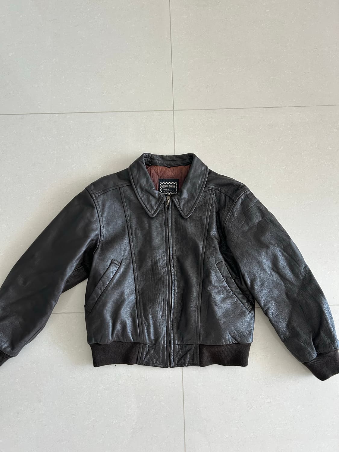 일본바잉 빈티지 소가죽 레더자켓 상품이미지1