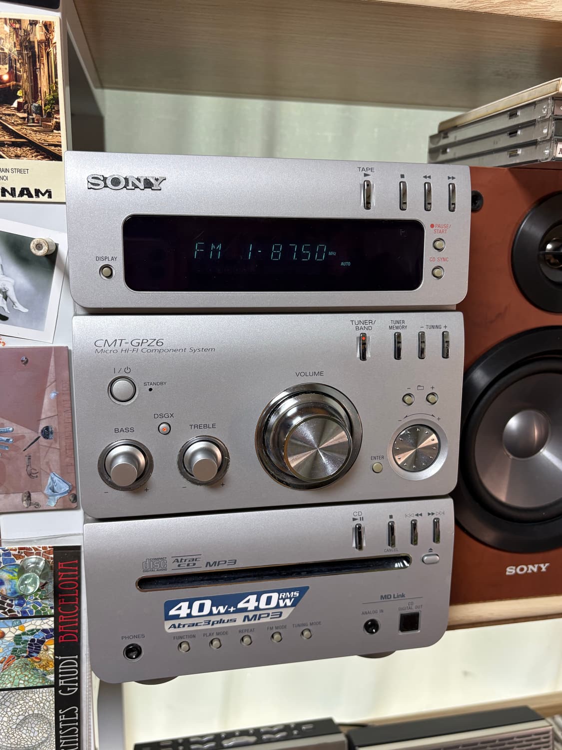 sony cmt-gpz6 시디플레이어 상품이미지2