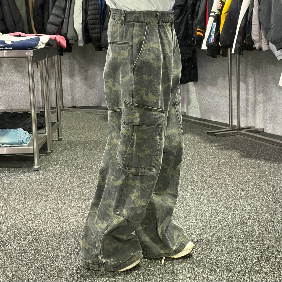 어반드레스 카모 와이드 카고 팬츠 B4091 상품이미지2