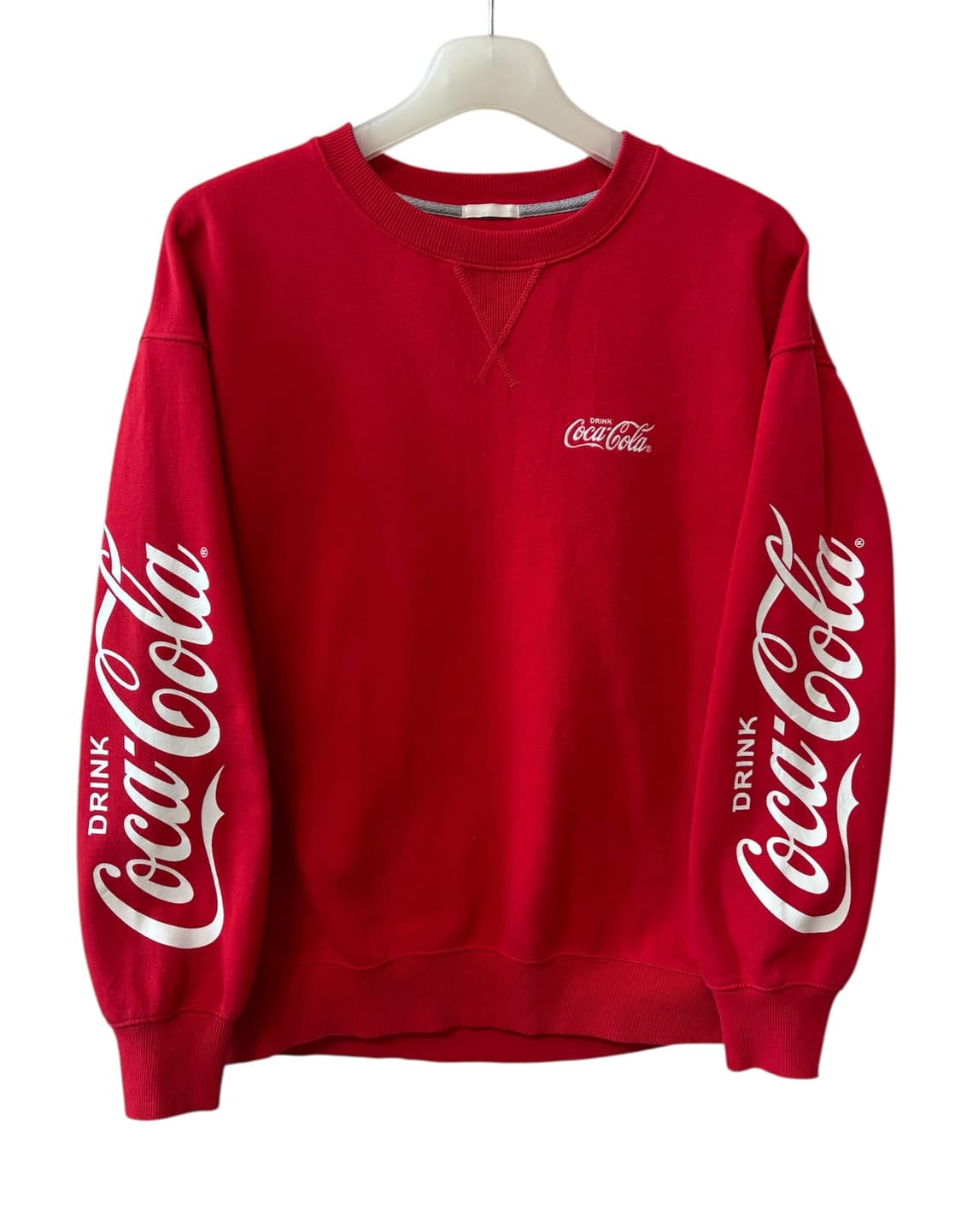 코카콜라 X GU 레터링 스웻셔츠 M-L 상품이미지1
