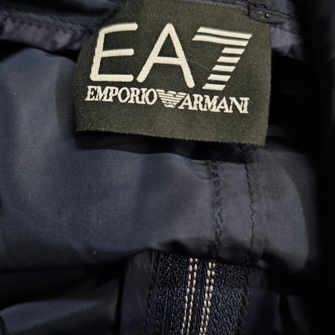 95)정품/여성 엠포리오 아르마니 네이비 후드 바람막이 자켓 상품이미지8
