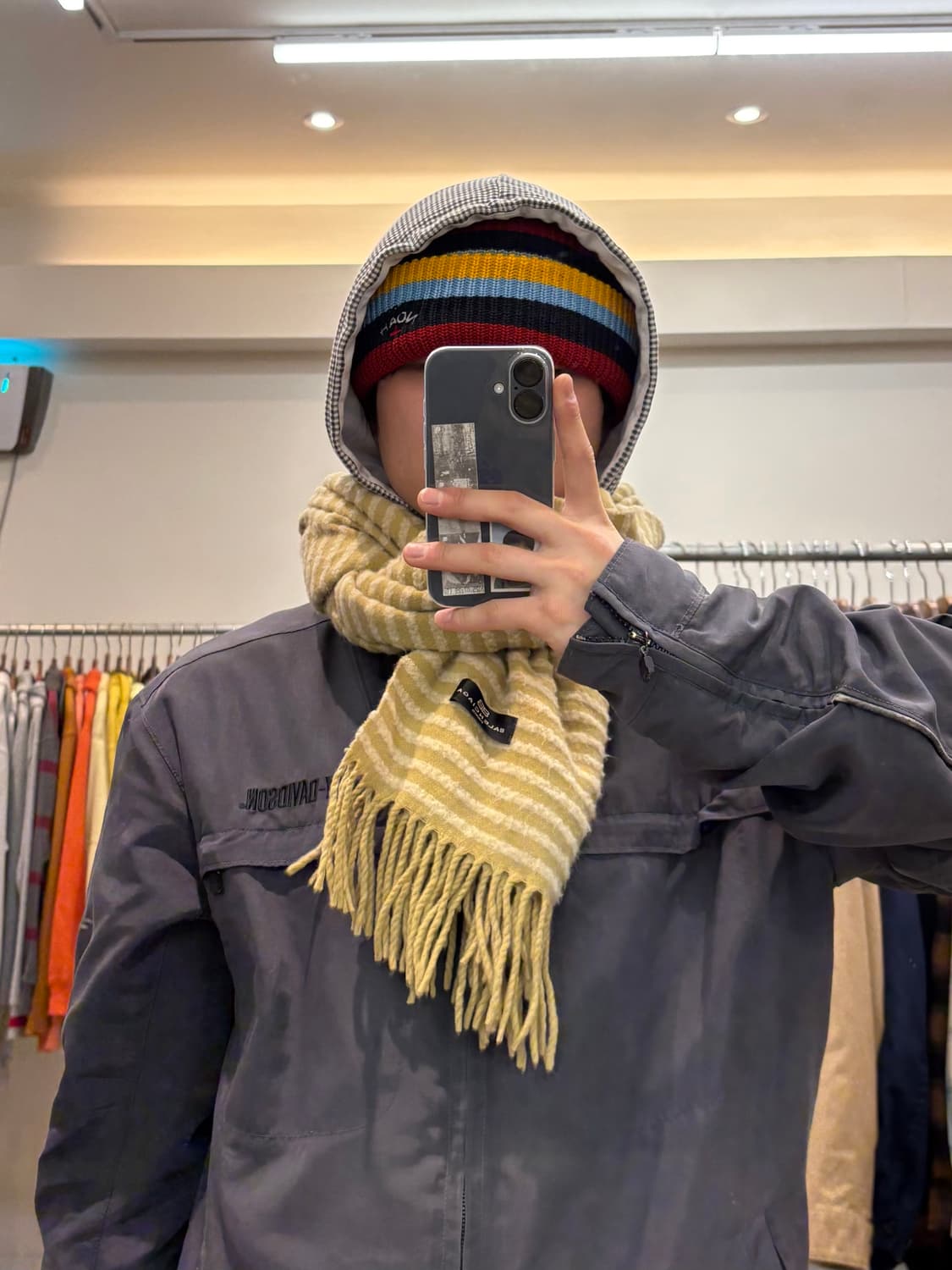 발렌시아가 스트라이프 머플러 상품이미지7