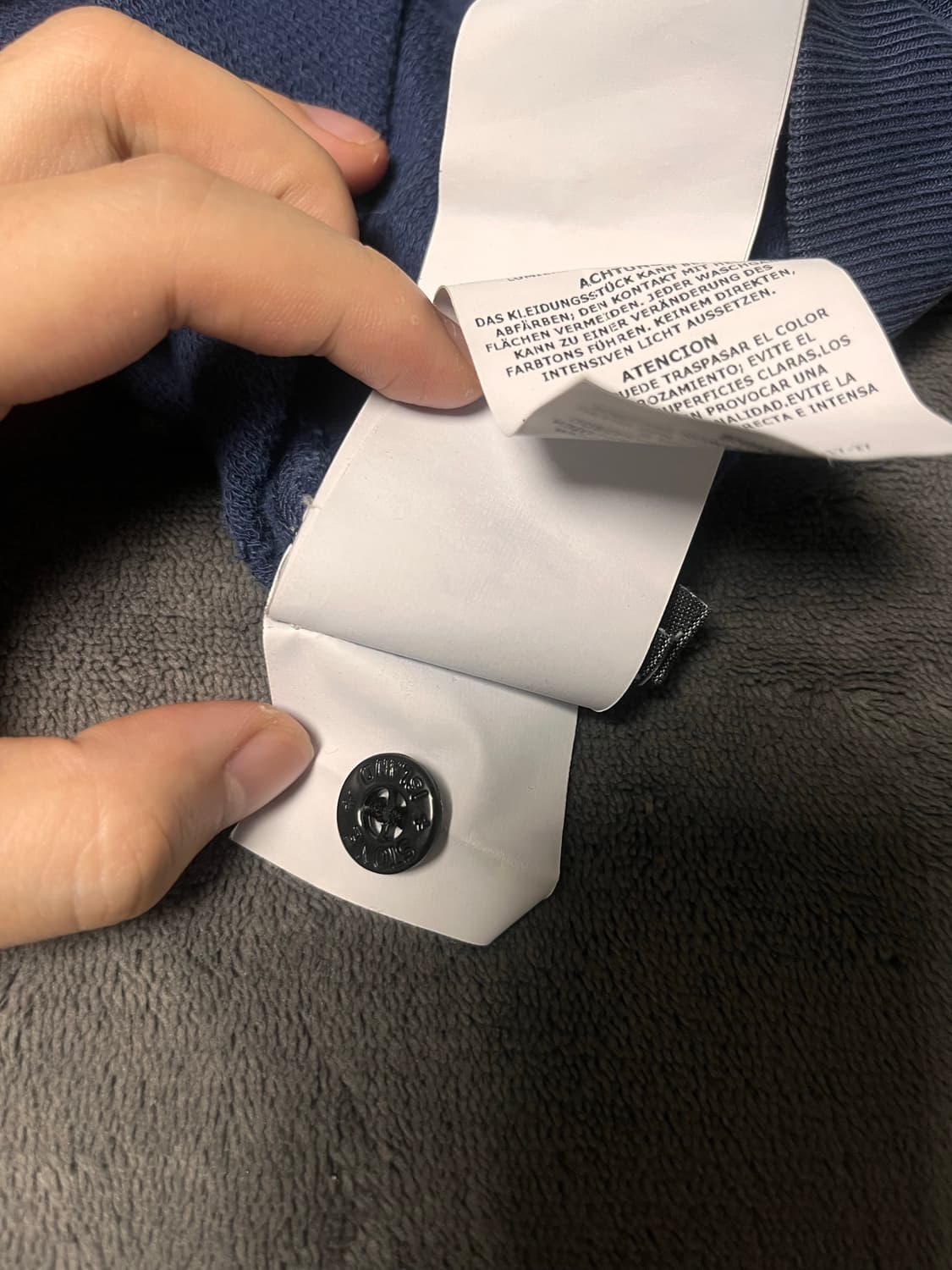 스톤아일랜드 워시드 블루 맨투맨 size M 상품이미지6