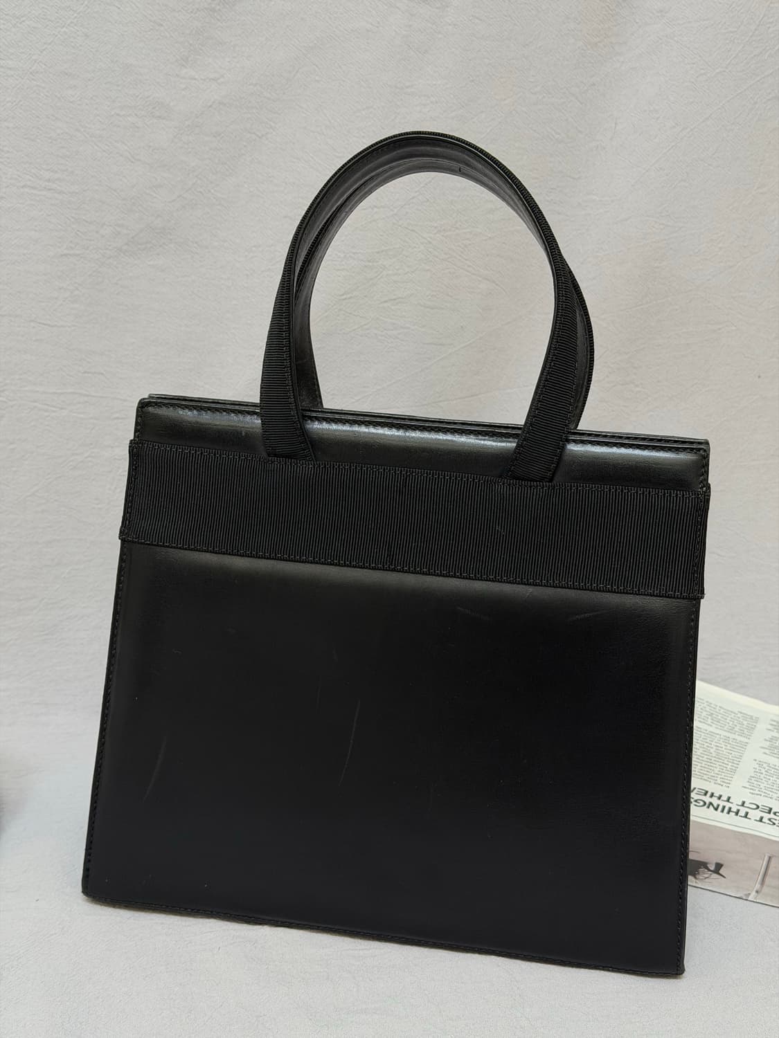 페라가모 블랙 토트백 간치니 리본 바라보우 토트백 상품이미지8