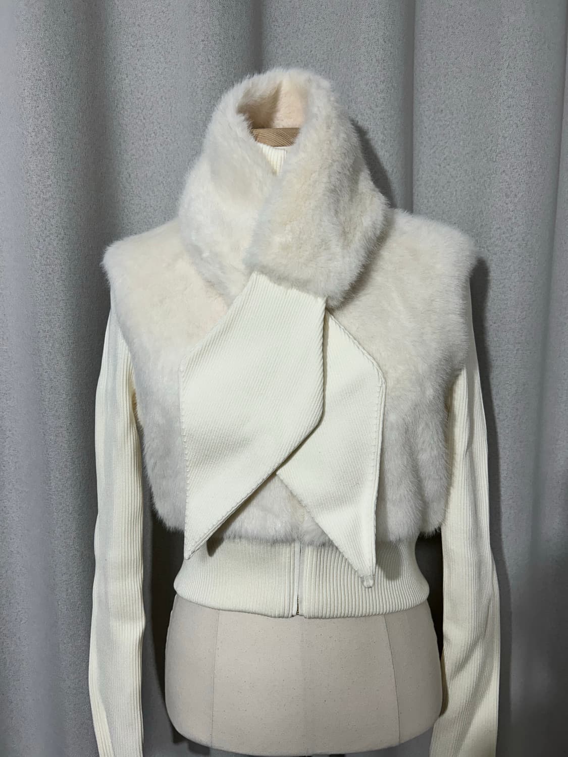 나나재클린 헤일리니트자켓가디건 화이트 -새상품,택포함- 상품이미지3