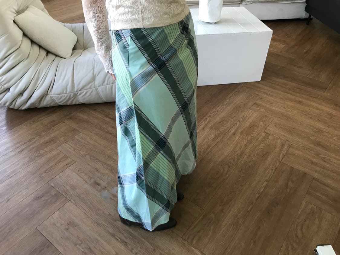 vintage pattern skirt 상품이미지3