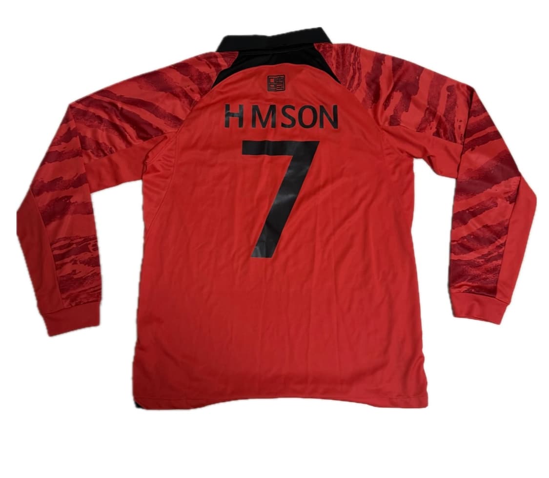 대한민국 20/22 축구대표팀 손흥민 홈 긴팔 유니폼 판매합니다 상품이미지3