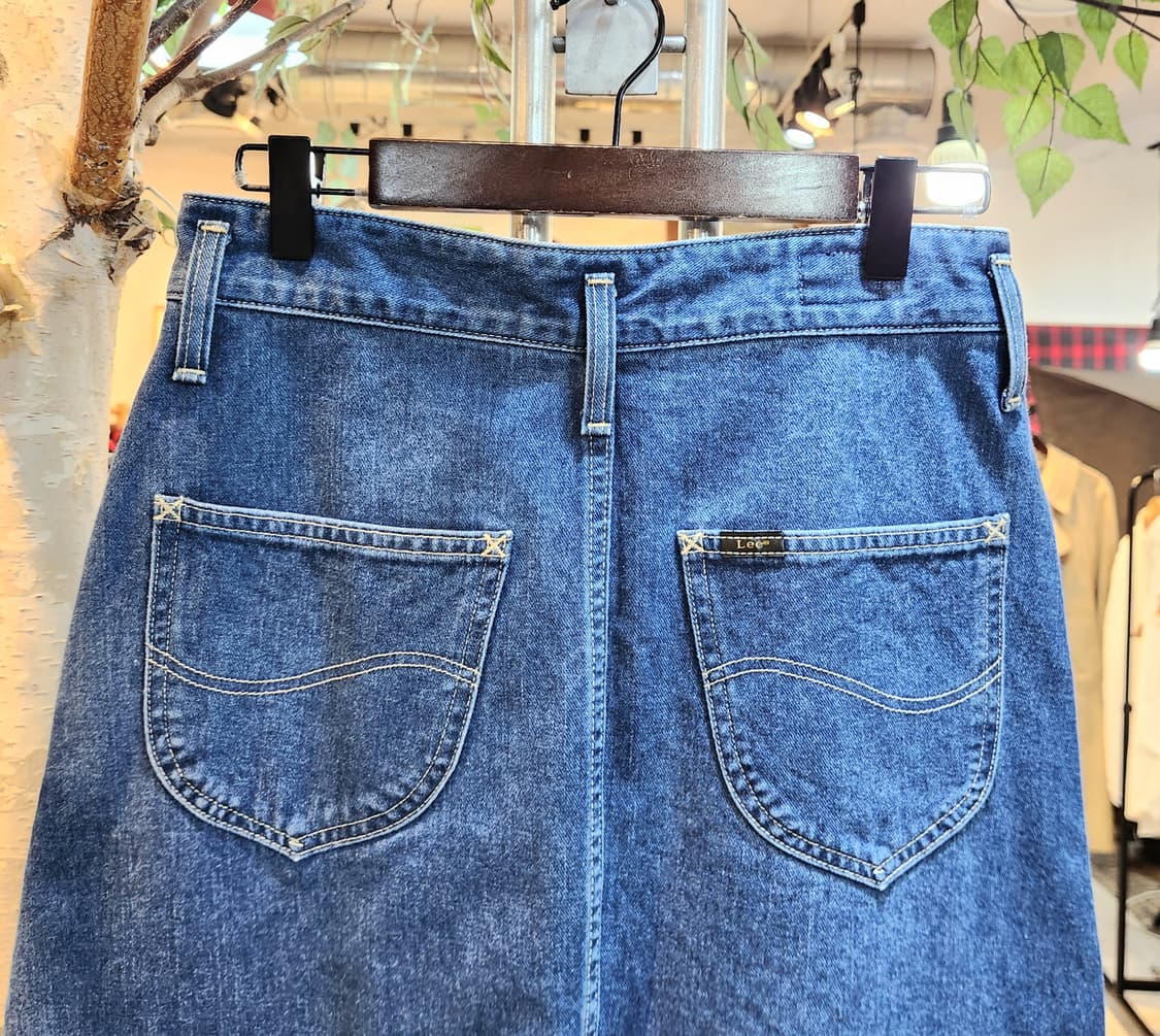 26-27)일본판 LEE x 유나이티드 애로우즈 랩 데님 스커트 상품이미지6