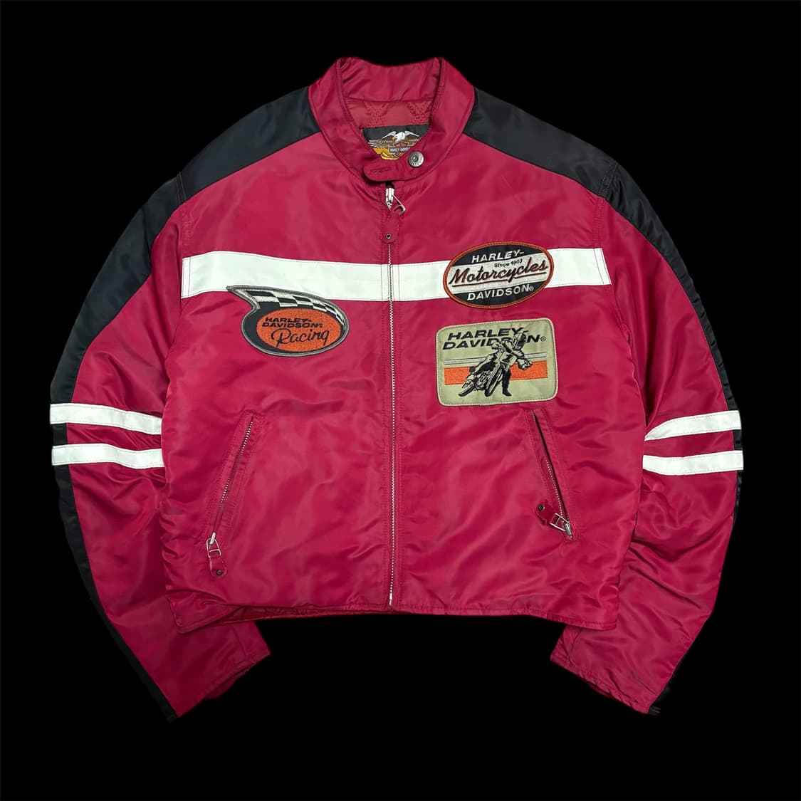 할리데이비슨 크롭 바이크 자켓 상품이미지1