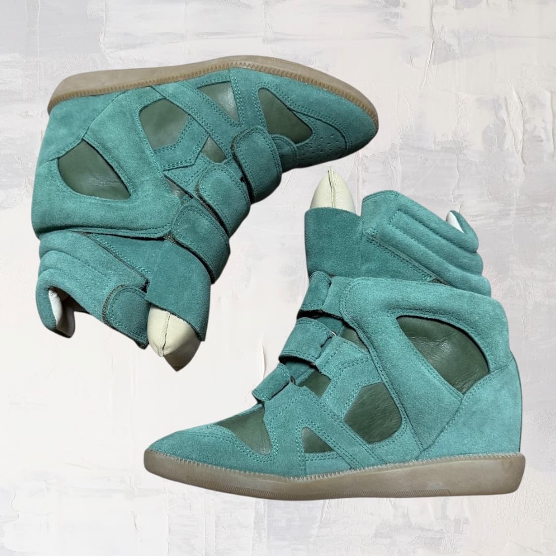 (풀구성 새상품) 이자벨 마랑 베켓 스니커즈 그린 36 상품이미지3