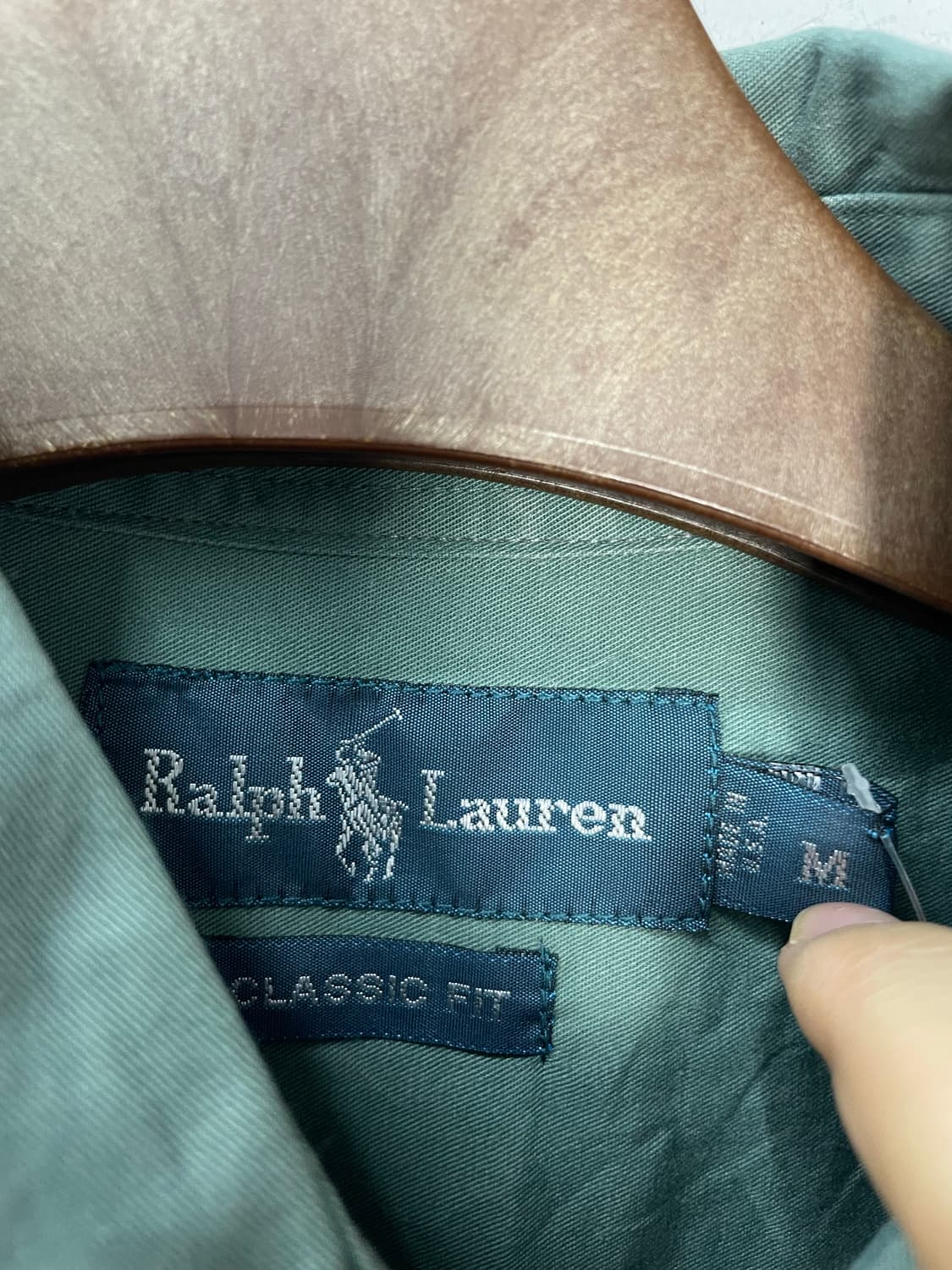 폴로 랄프로렌 그린 포켓 셔츠 H1028 상품이미지5