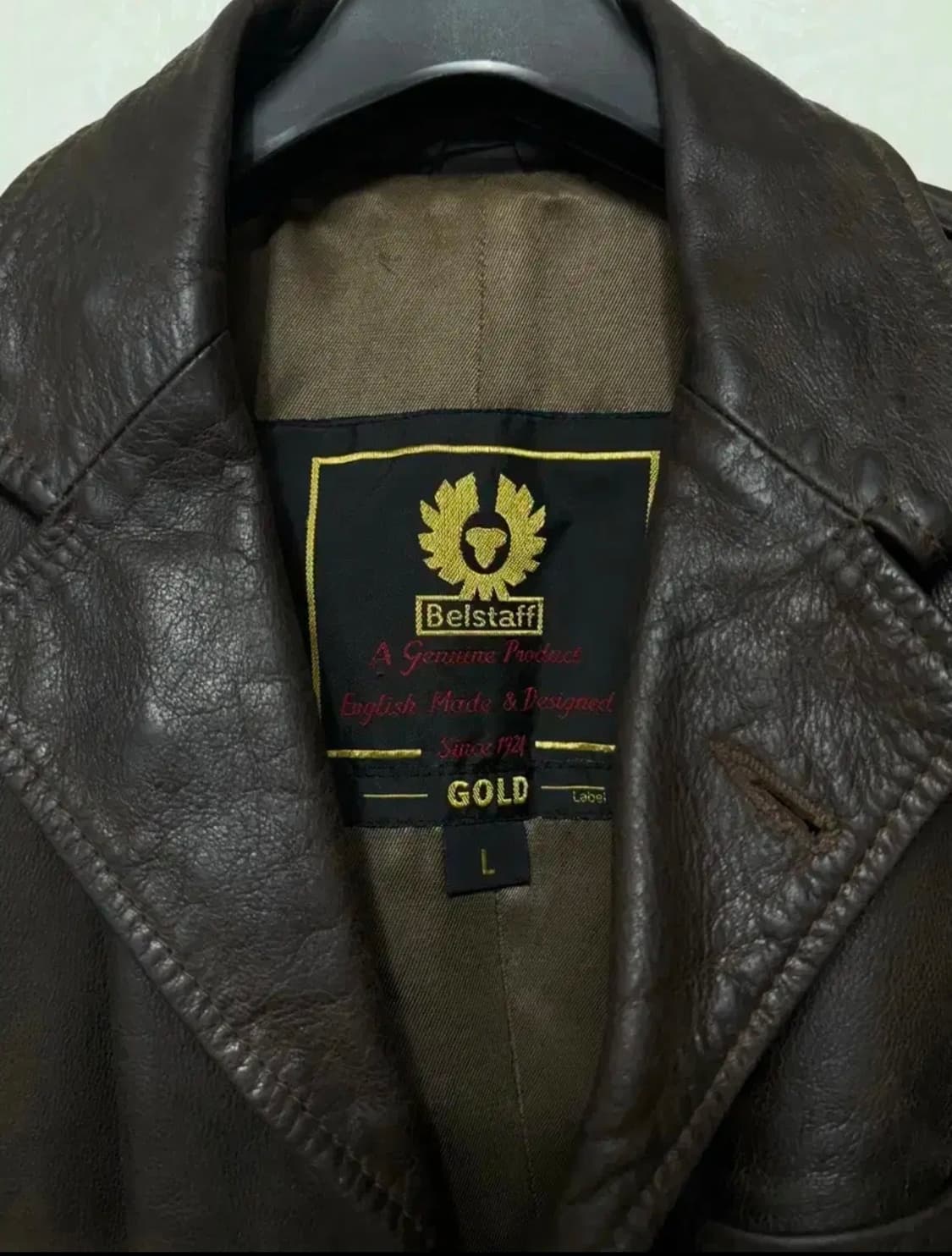벨스타프 belstaff 골드라벨 마틴레더자켓 L 상품이미지3