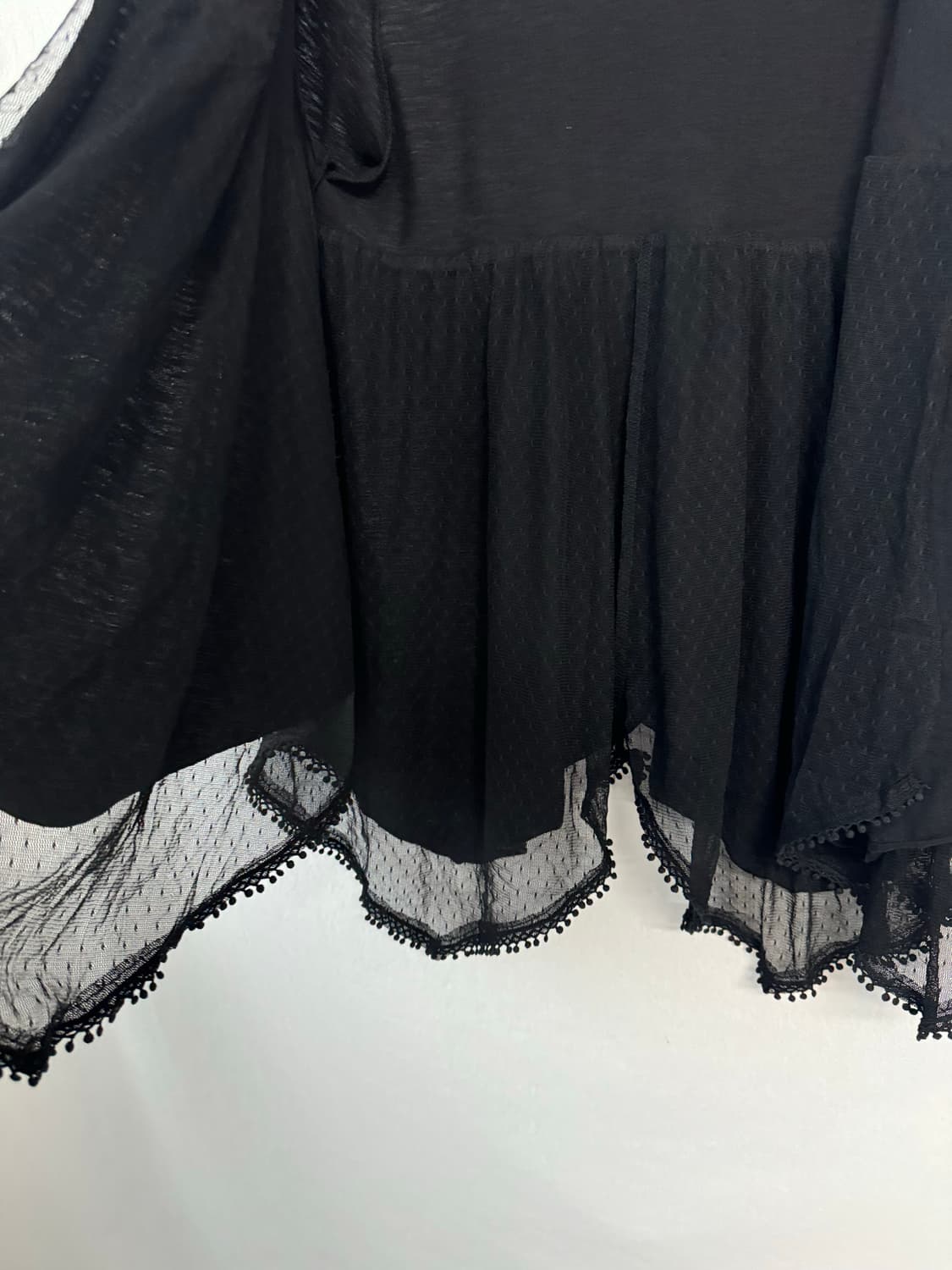미니 도트 패턴 레이스 레이어드 스커트 3pcs SET 상품이미지6