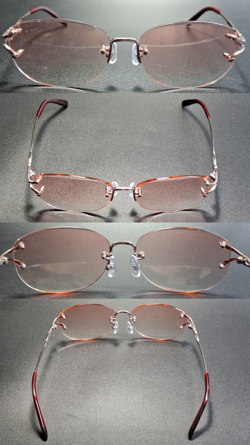 SHANPIA 무테 안경테 겸 선글라스 일본 수입 빈티지 레트로 클래식  상품이미지7