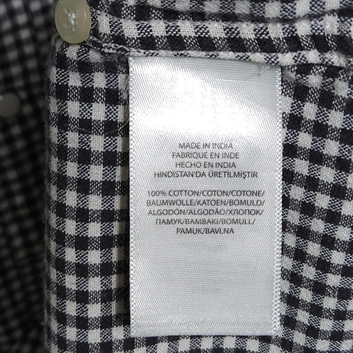 XL)POLO 폴로 랄프로렌 깅엄체크 웨스턴 긴팔 셔츠 상품이미지7