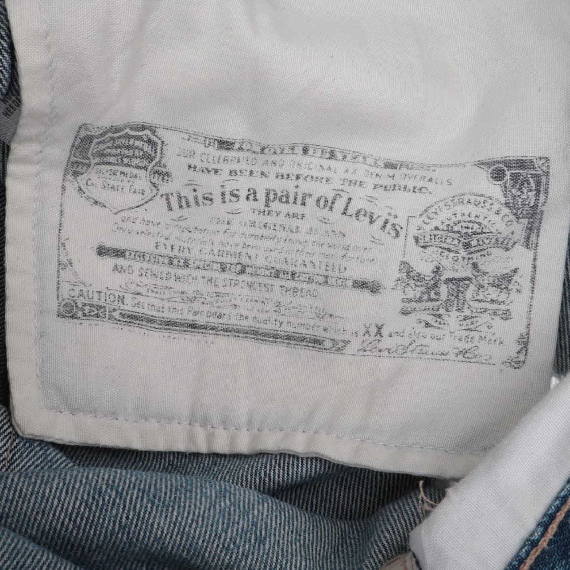 리바이스 501 스트레이트 레그 버튼플라이 데님팬츠 상품이미지8