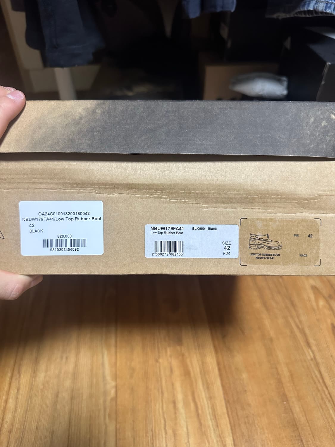 [42] 로아 로우 탑 루버 부츠 블랙 상품이미지7