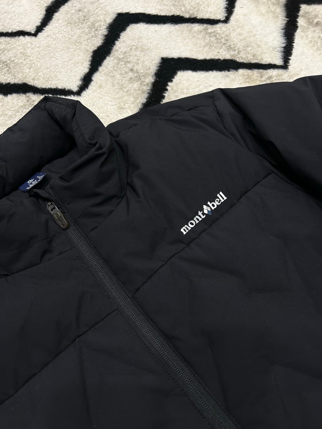 [XL]몽벨 구스다운 경량 패딩/블랙 상품이미지1