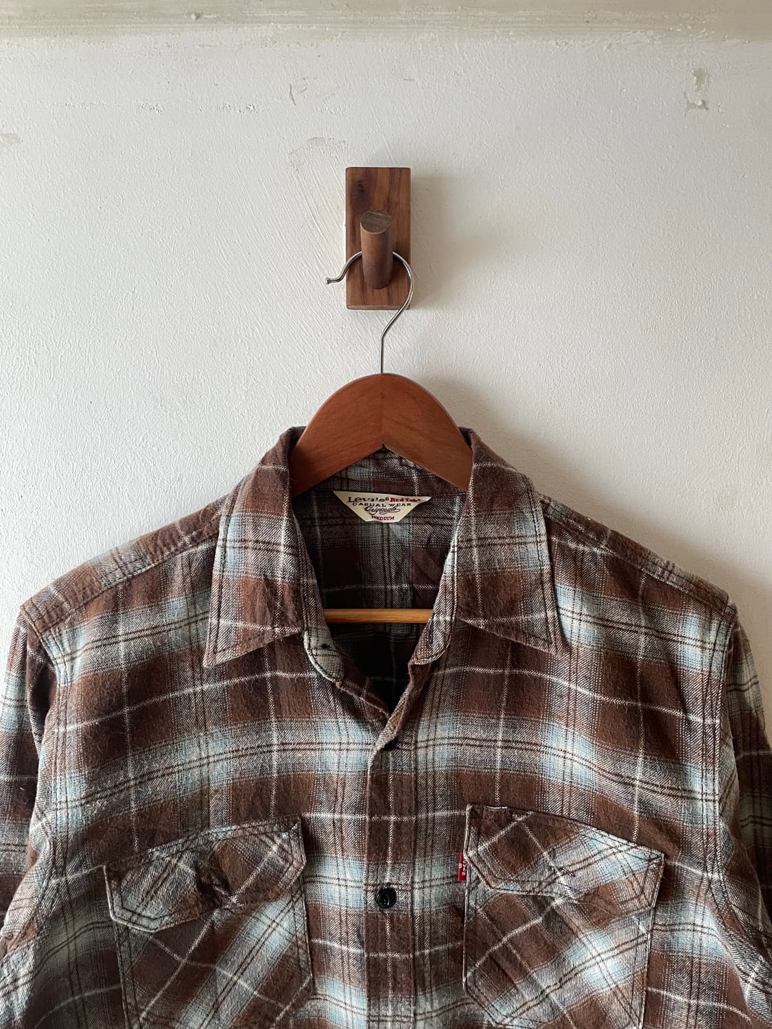 00's Vintage Levi's Red tab Work Shirt 상품이미지1
