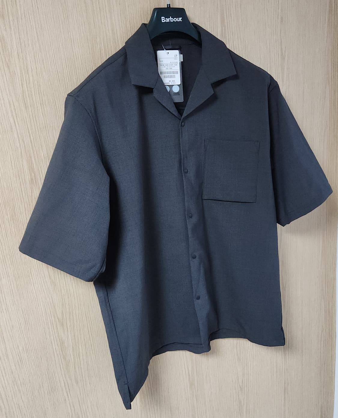 프릭스스토어 반팔 오픈 카라 셔츠 린넨 라이크 상품이미지2