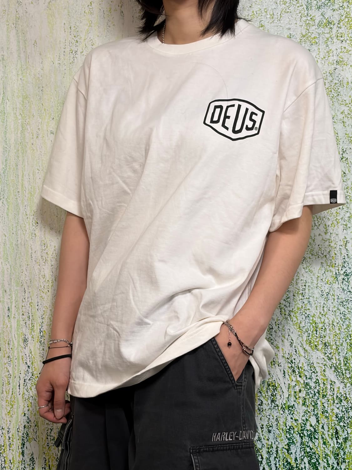 데우스 마키나 서울 화이트 반팔 티셔츠 M 상품이미지4