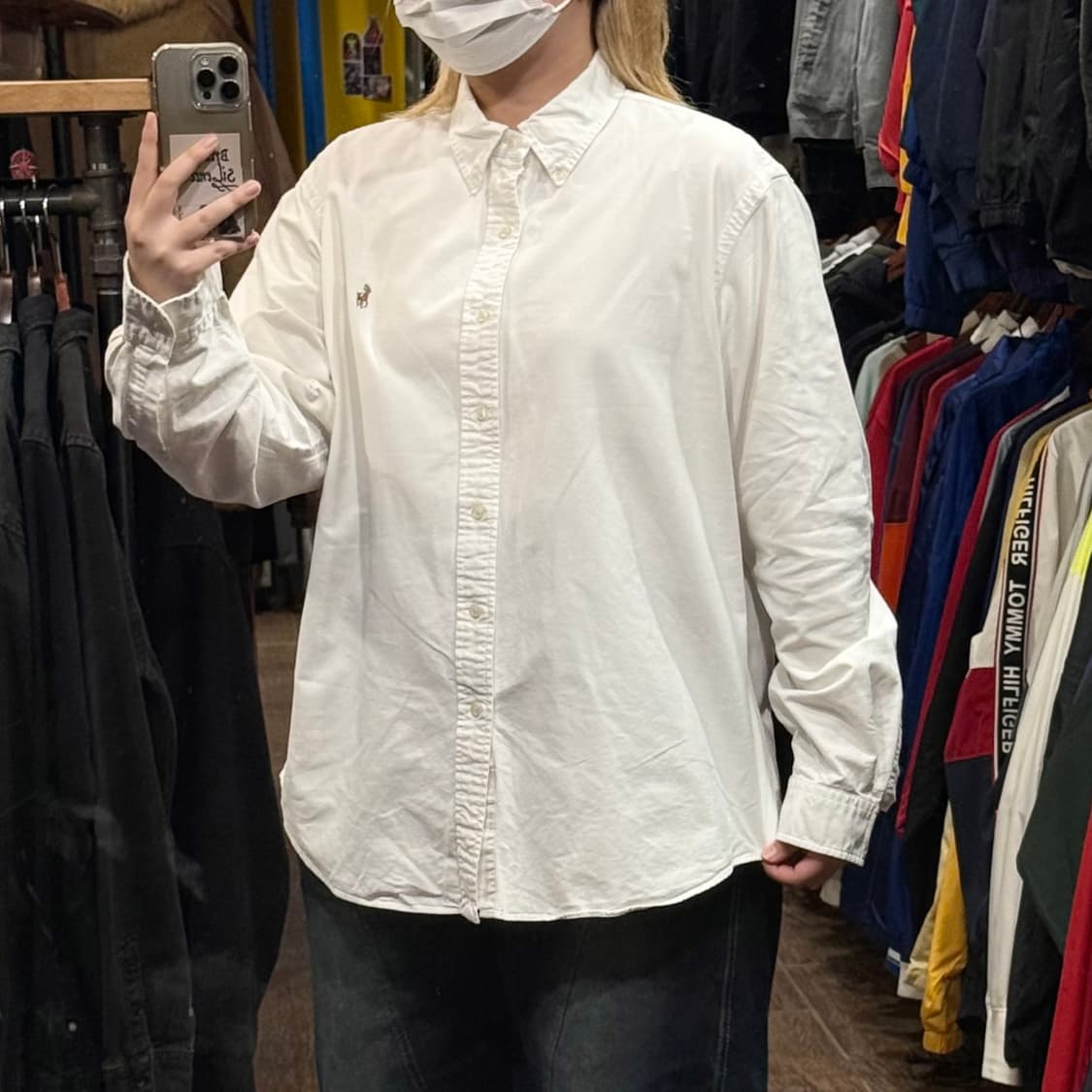 [HI] 폴로 랄프로렌 긴팔 셔츠 화이트  상품이미지4