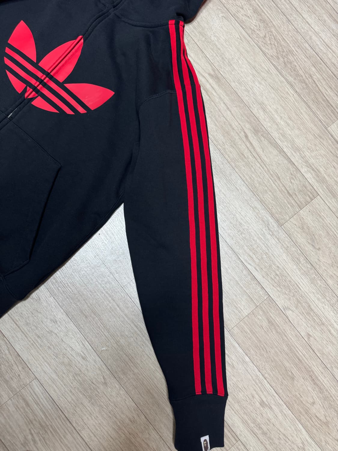 베이프x아디다스 콜라보 후드집업 상품이미지9