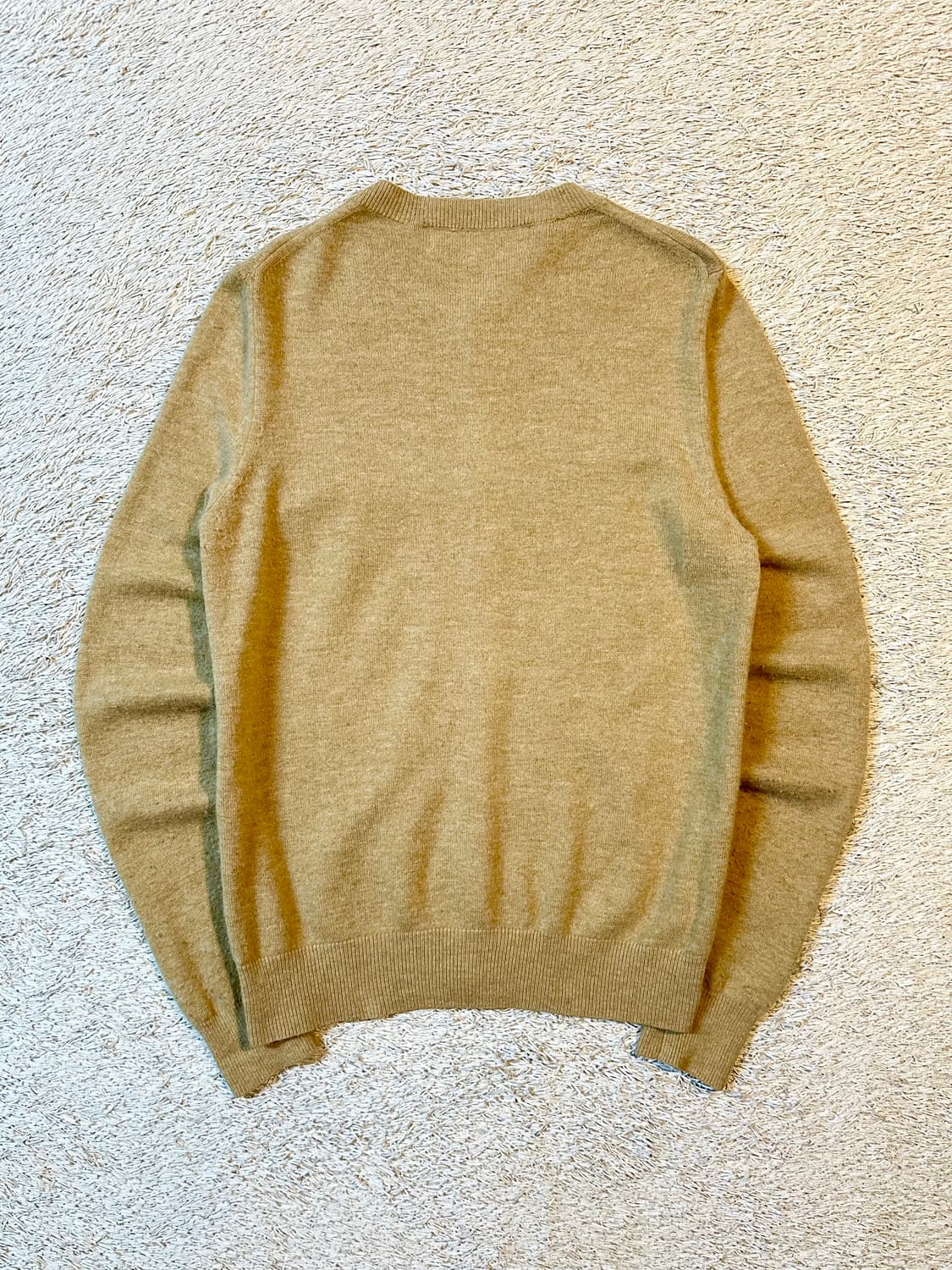 꼼데가르송 블랙 하트와펜 울 가디건 베이지 상품이미지3