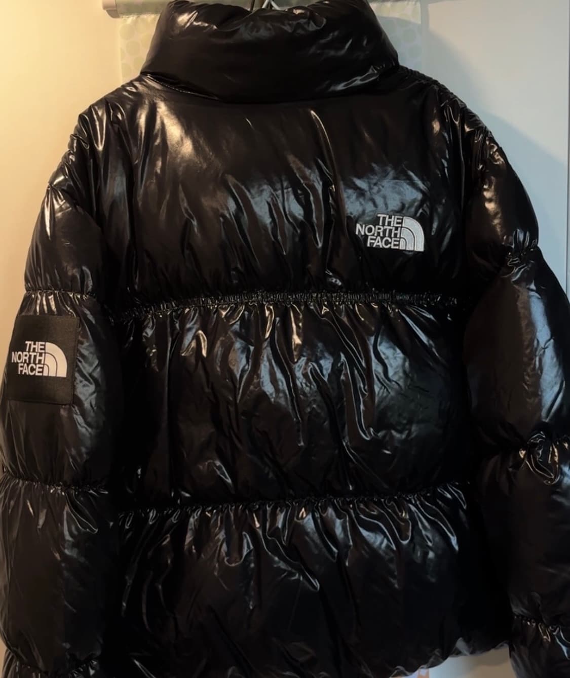 노스페이스 엘라 다운 패딩 블랙 눕시 S 85 상품이미지2