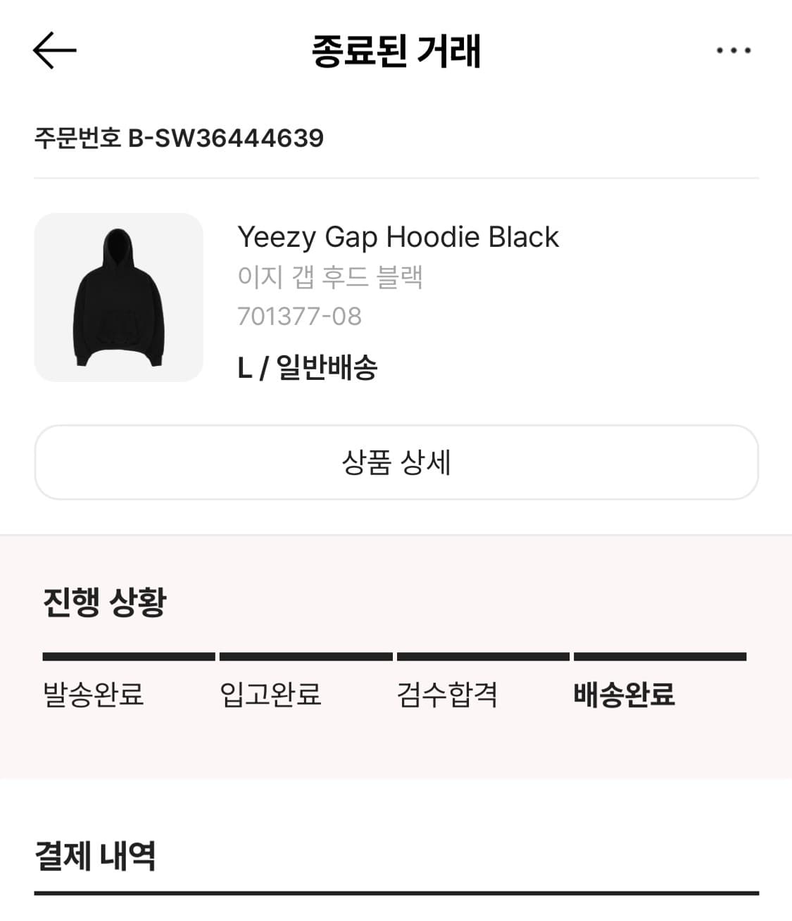 이지갭 퍼펙트후드 블랙 L 상품이미지4