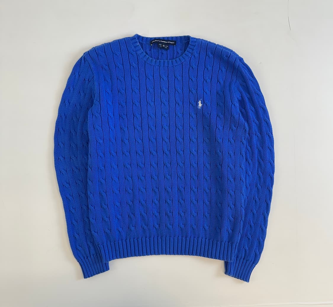 폴로 랄프로렌 케이블 니트 M 상품이미지1