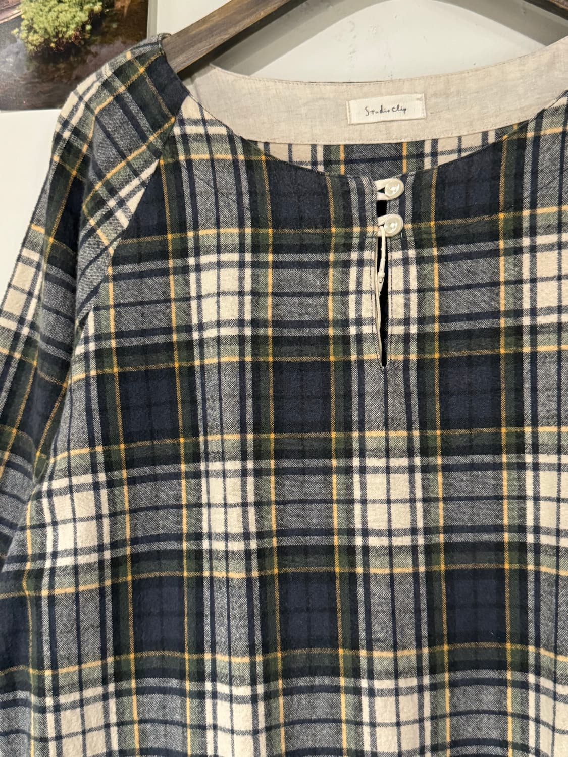 레어이드 체크 원피스 상품이미지3