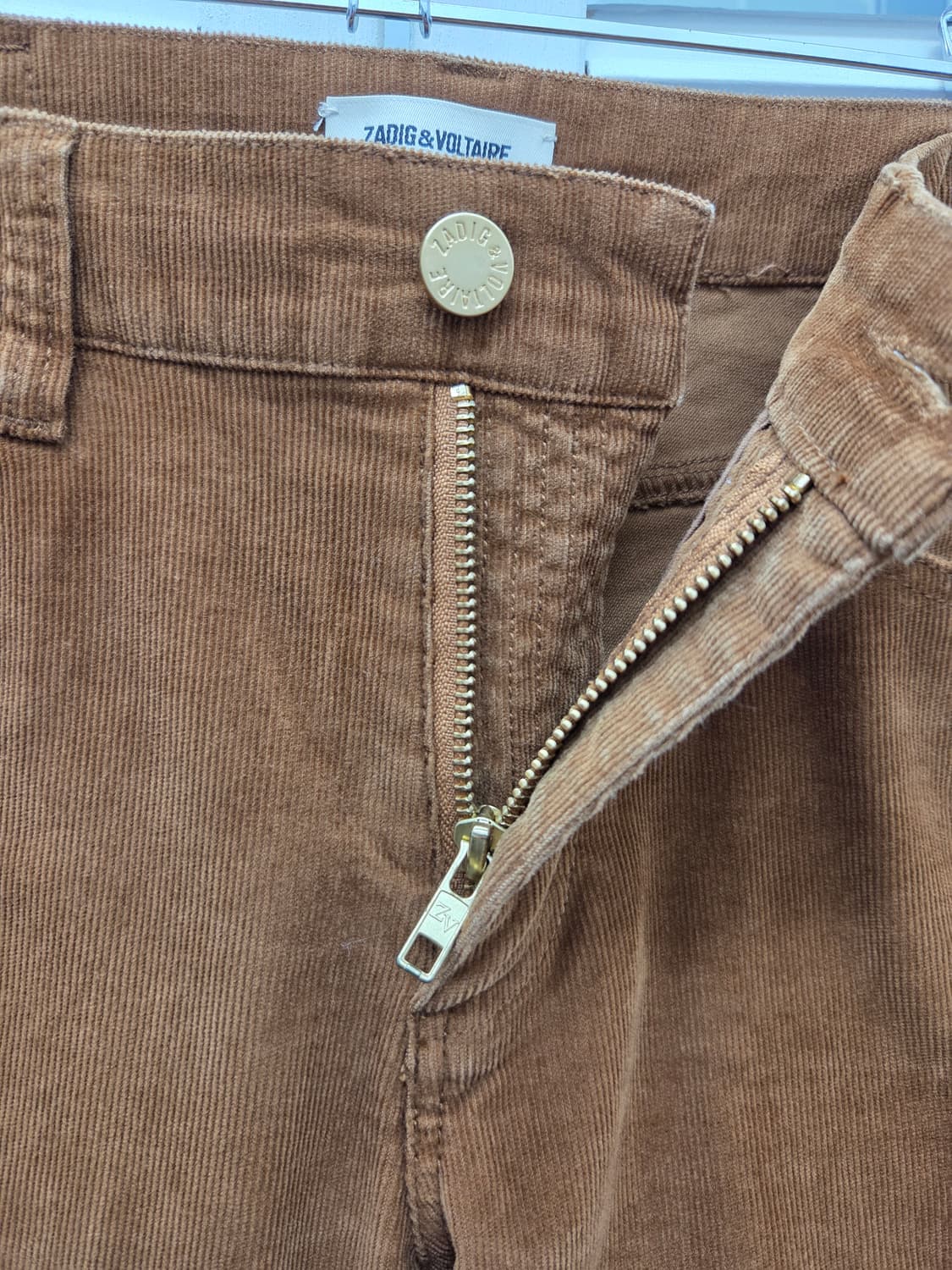자딕앤볼테르 코듀로이 브라운 팬츠 상품이미지5