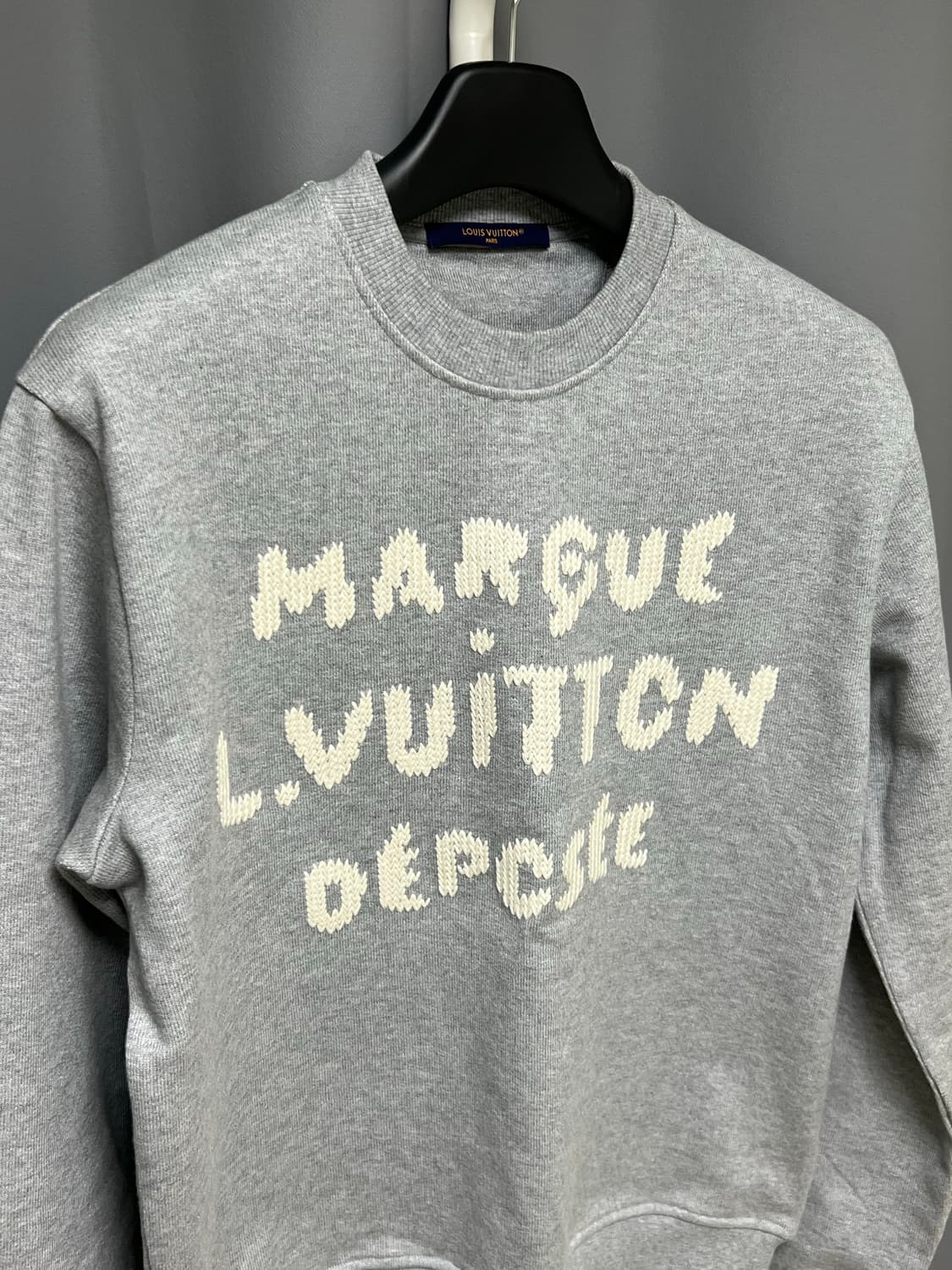 [정품] 신상 M(100) 루이비통 엠브로이더드 시그니처니트 1AIKCO 상품이미지4