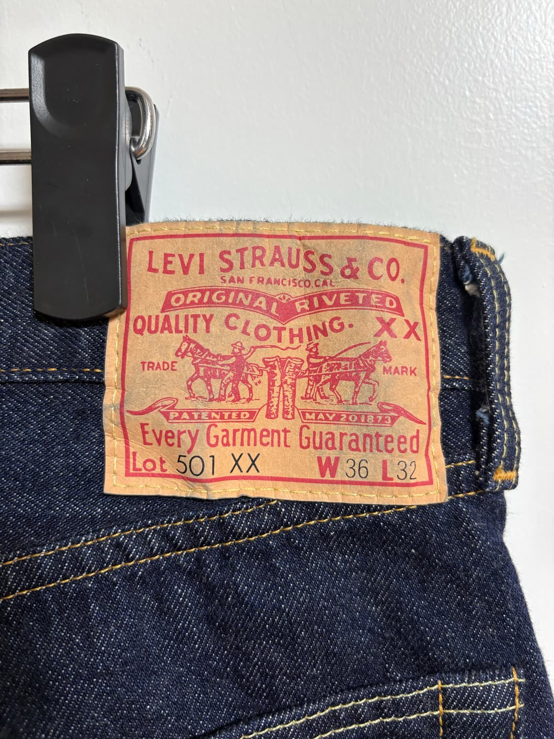 [36x32] LVC 55501 린스드 진 1955 501 상품이미지3