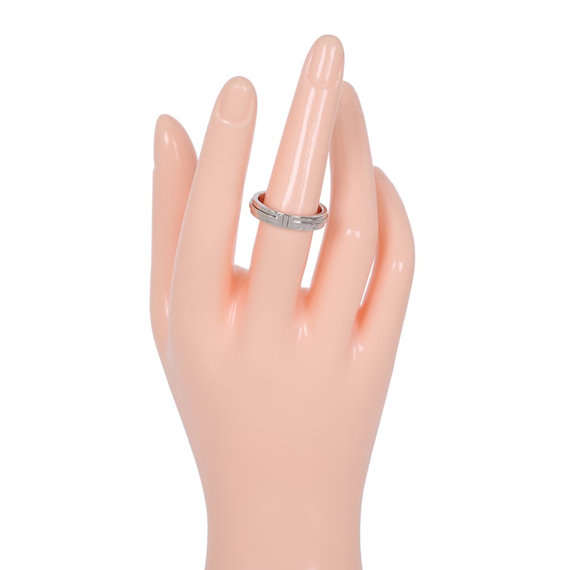 티파니 T 네로우 링 화이트 골드 14호 18K WG반지 36814918 상품이미지4