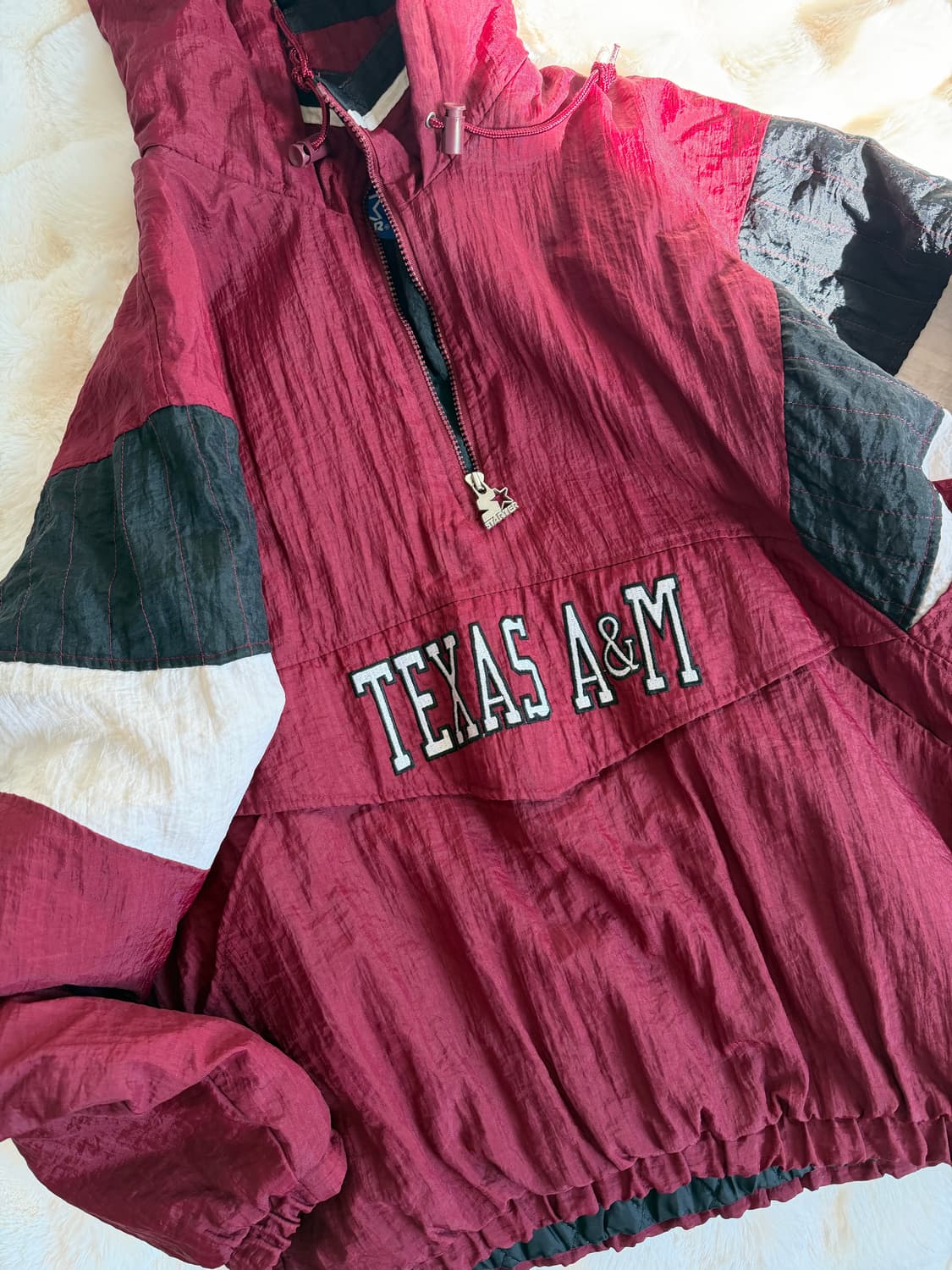 Starter Texas A&M Aggies 풀오버 아노락 재킷 상품이미지6