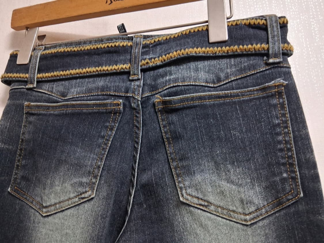 일본구제 PRO JOY 여성 부츠컷청바지 스티치 25인치 상품이미지6