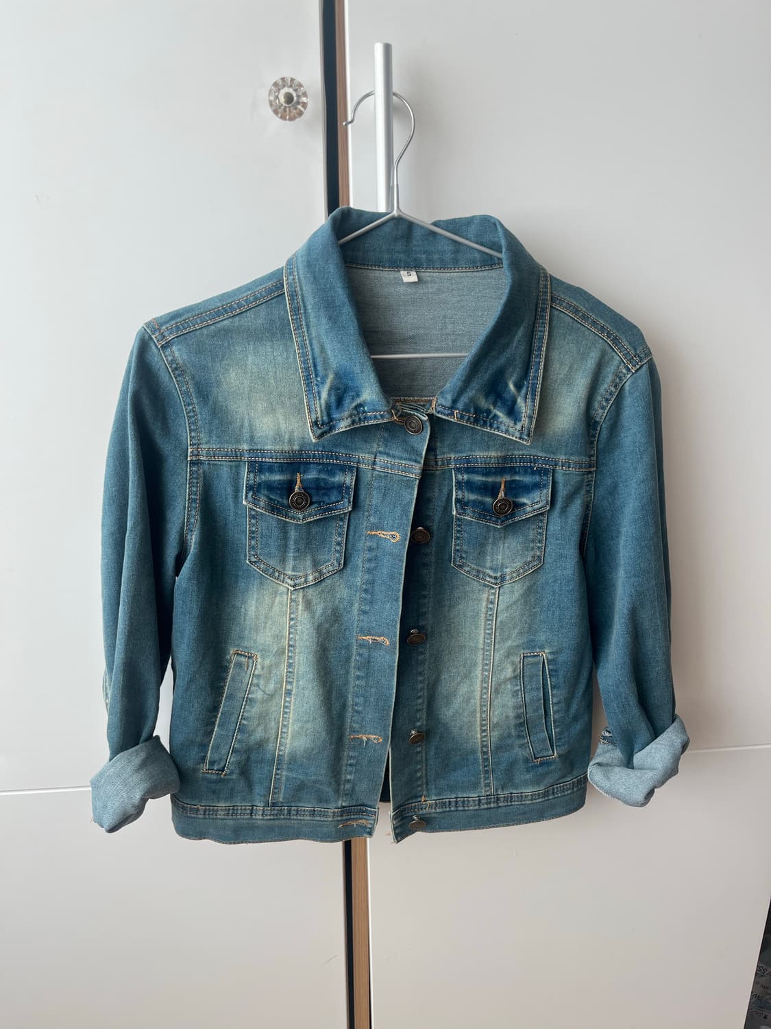 빈티지 청 데님 자켓 상품이미지1