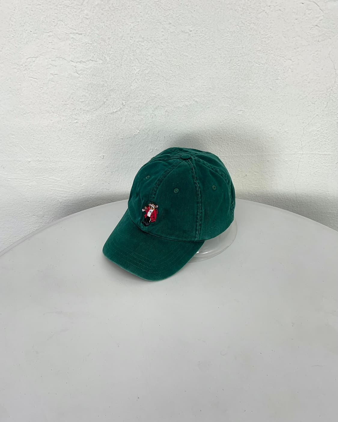 90s 폴로 랄프로렌 딥 그린 폴로 베어 볼캡 상품이미지1