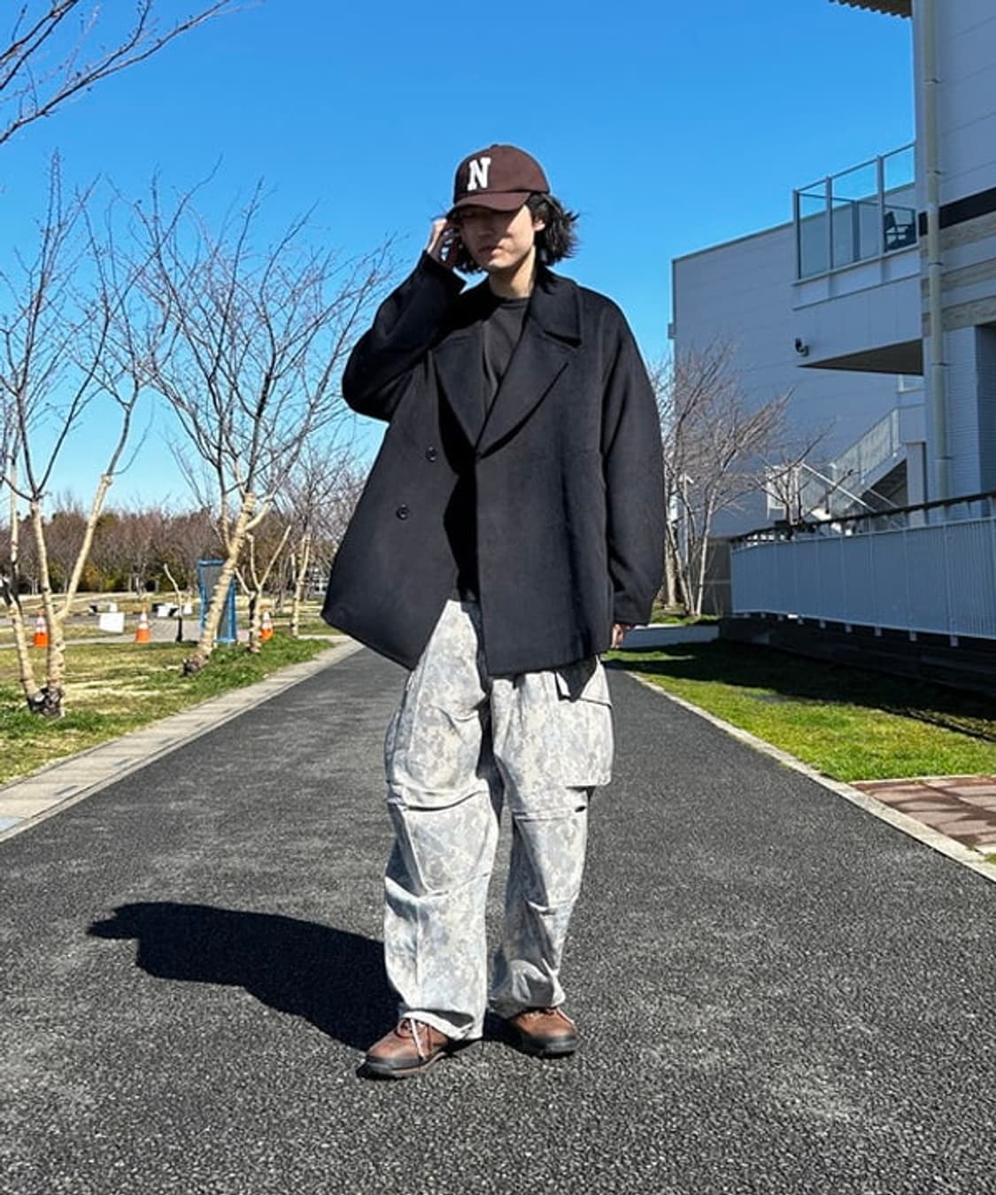 VAPORIZE Beaver Pea Coat 상품이미지2