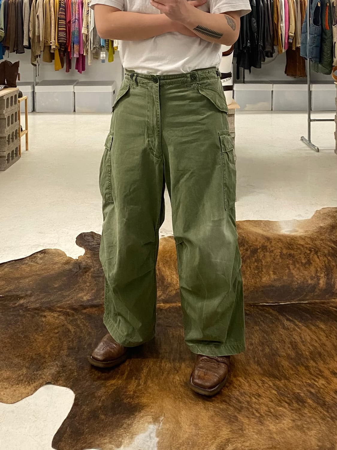 HOUSTON m-51 pants 휴스턴 하드 페이딩 M-51 쉘 팬츠 상품이미지2