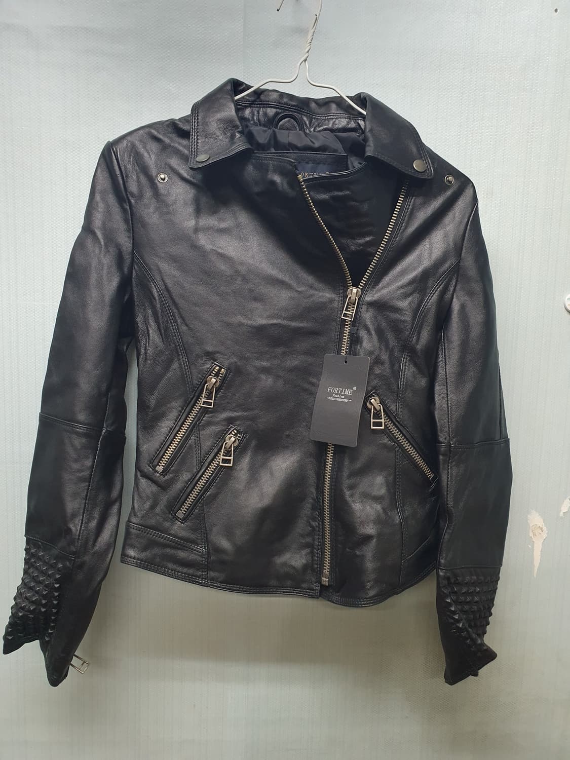 (떨이 판매) 여성 라이더 오토바이 가죽 자켓 상품이미지1