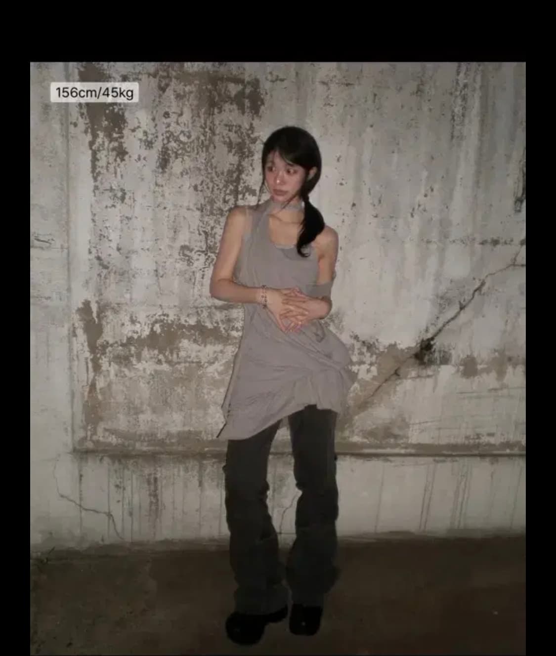 슬로우애시드 ALTERNATE TUCK FLARE DENIM PANTS 상품이미지2