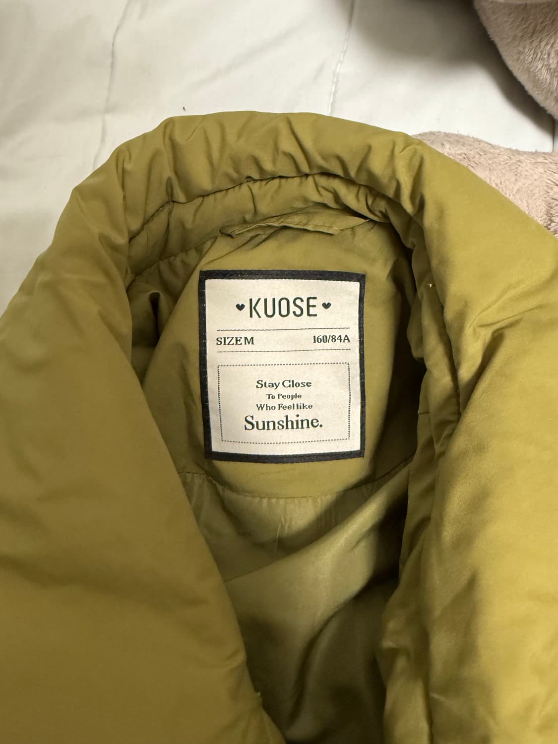 쿠오세 덕다운 숏패딩 상품이미지2